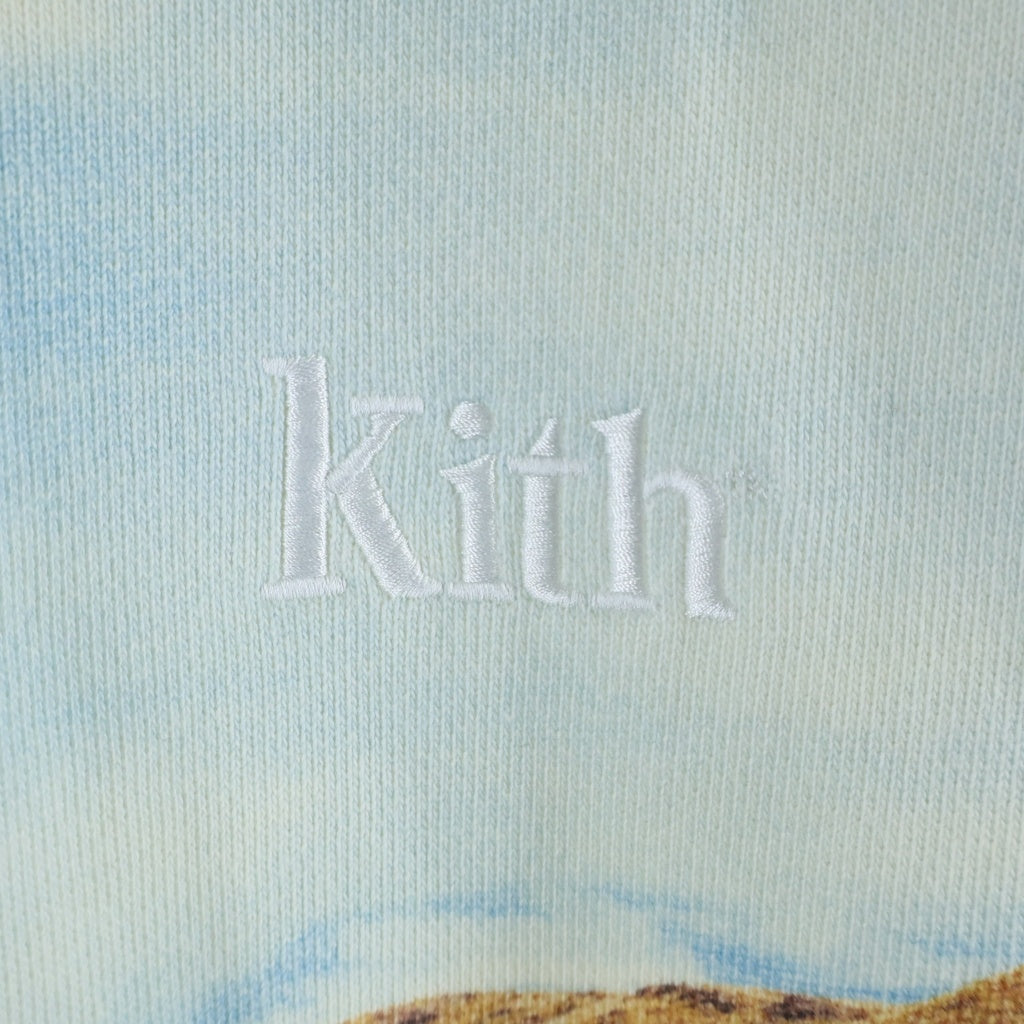 KITH(キス) 22SS 総柄プリント クルーネック スウェット トレーナー マルチ 22-070-060-0000-1-0