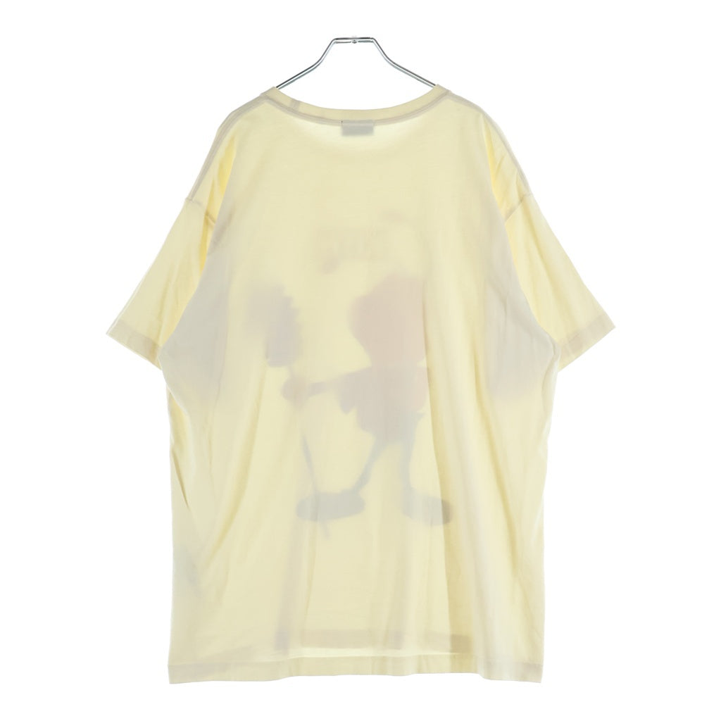 KITH(キス) 22SS キャラクターロゴプリントクルーネック半袖Tシャツカットソー ベージュ 22-071-066-0005-1-0