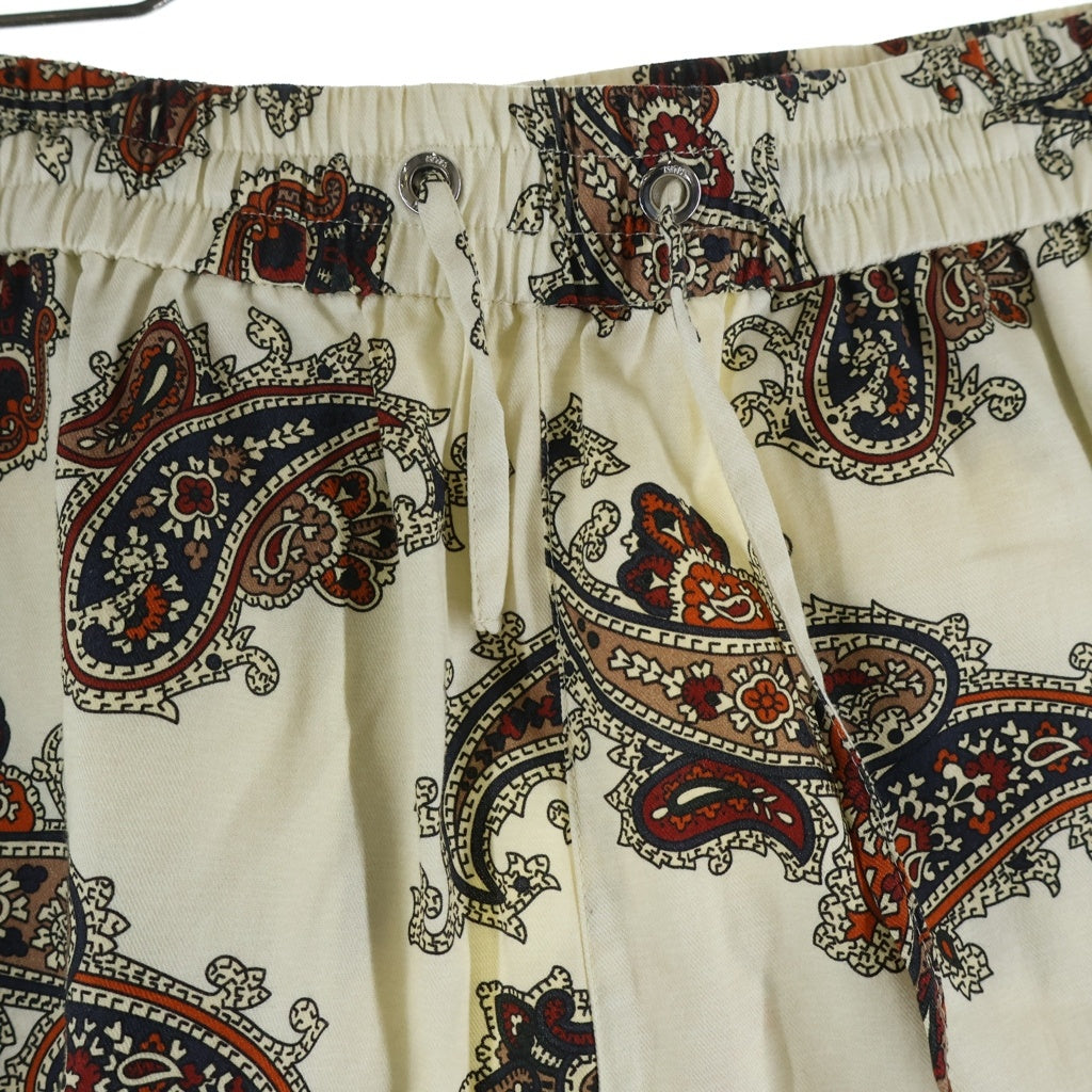 KITH(キス) 22SS Printed Active Short Silk ペイズリープリント アクティブ ショーツ ショート ハーフパンツ ベージュ
