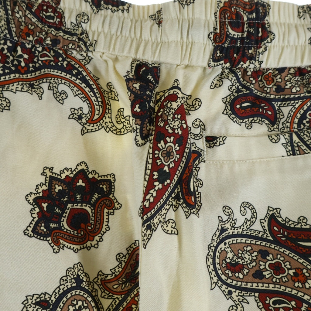 KITH(キス) 22SS Printed Active Short Silk ペイズリープリント アクティブ ショーツ ショート ハーフパンツ ベージュ
