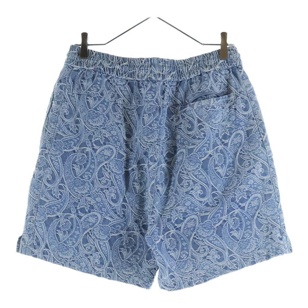 KITH(キス) 23SS ペイズリージャガード コットンショーツショートハーフパンツ ブルー KHM060139
