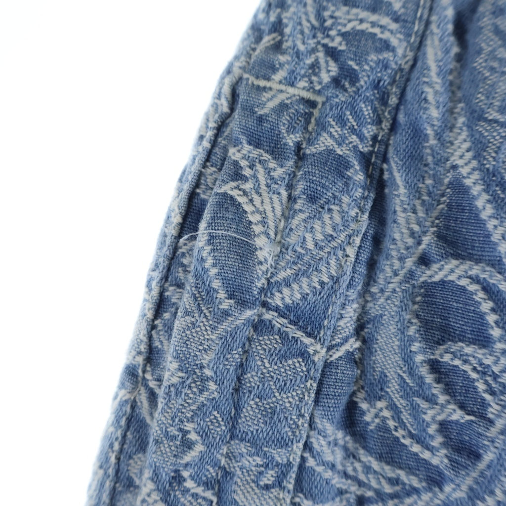 KITH(キス) 23SS ペイズリージャガード コットンショーツショートハーフパンツ ブルー KHM060139