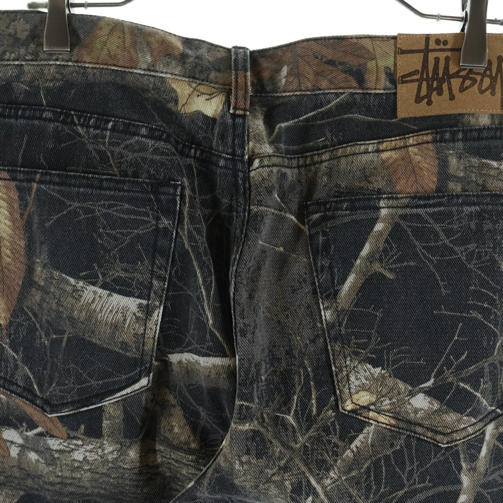 STUSSY(ステューシー) 23AW BIG OL JEAN REALTREE EDGE リアルツリー デニムパンツ ブラック/ブラウン 116602P