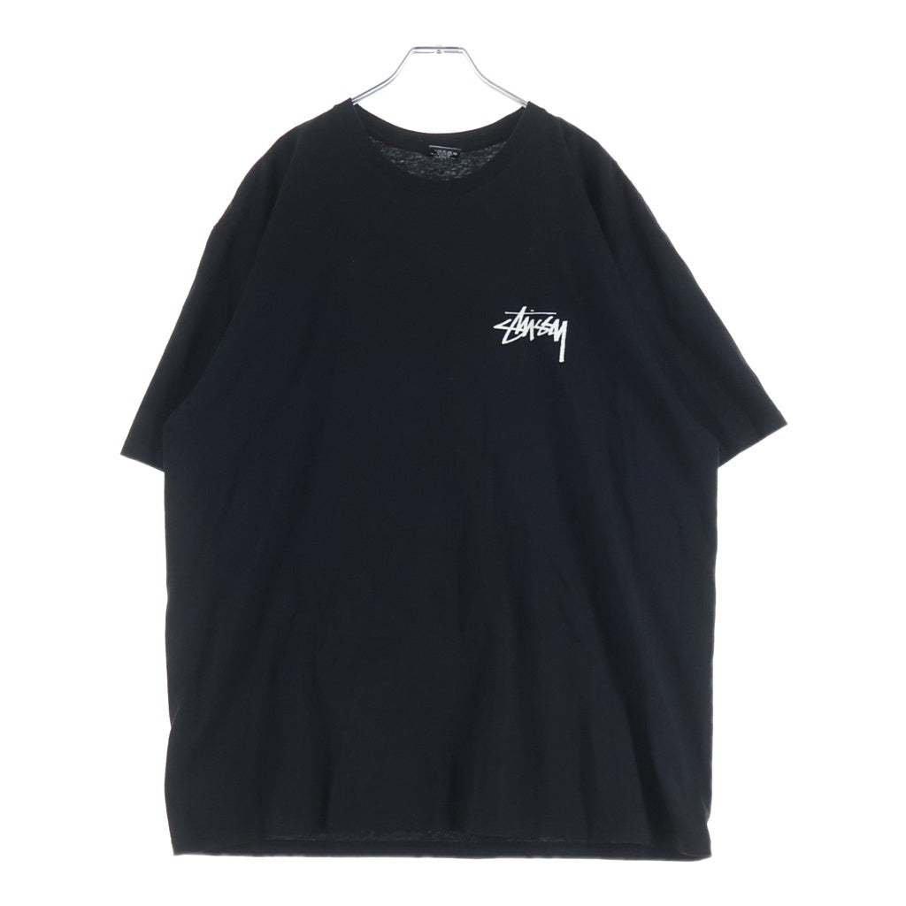 STUSSY(ステューシー) バックフォトプリントクルーネック半袖 Tシャツカットソー ブラック