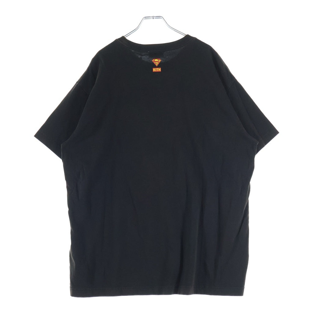KITH(キス) ×Superman Lightning Bolt Tee スーパーマン ライトニングボルト 半袖Tシャツカットソー ブラック KHM033852