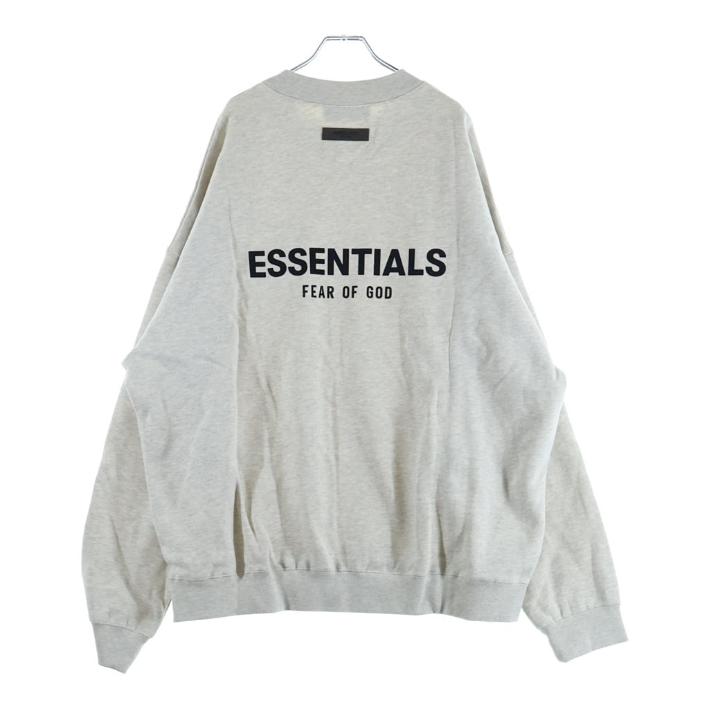 FEAR OF GOD ESSENTIALS(フィアオブゴッド エッセンシャルズ) ロゴプリントクルーネック スウェット トレーナー グレー