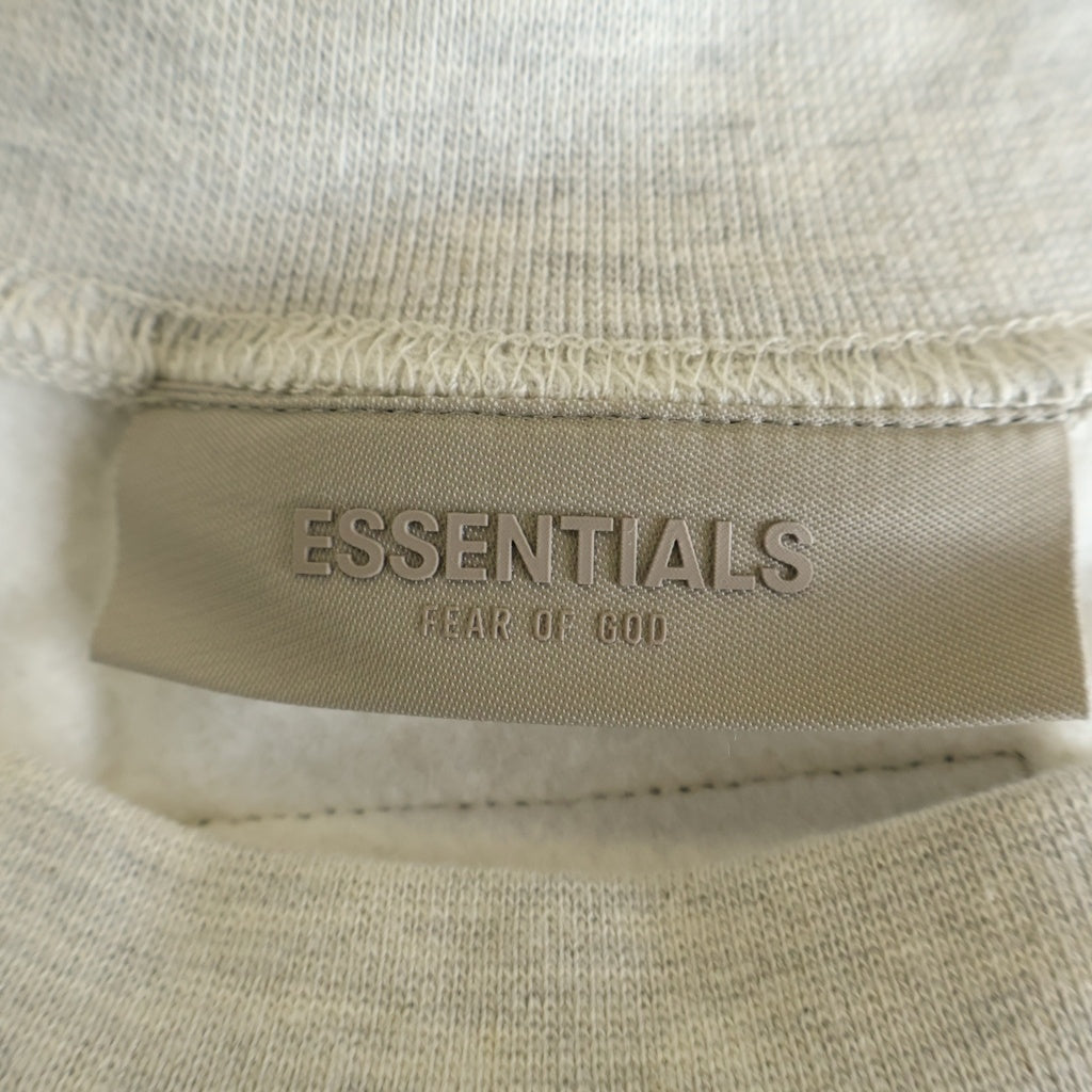FEAR OF GOD ESSENTIALS(フィアオブゴッド エッセンシャルズ) ロゴプリントクルーネック スウェット トレーナー グレー