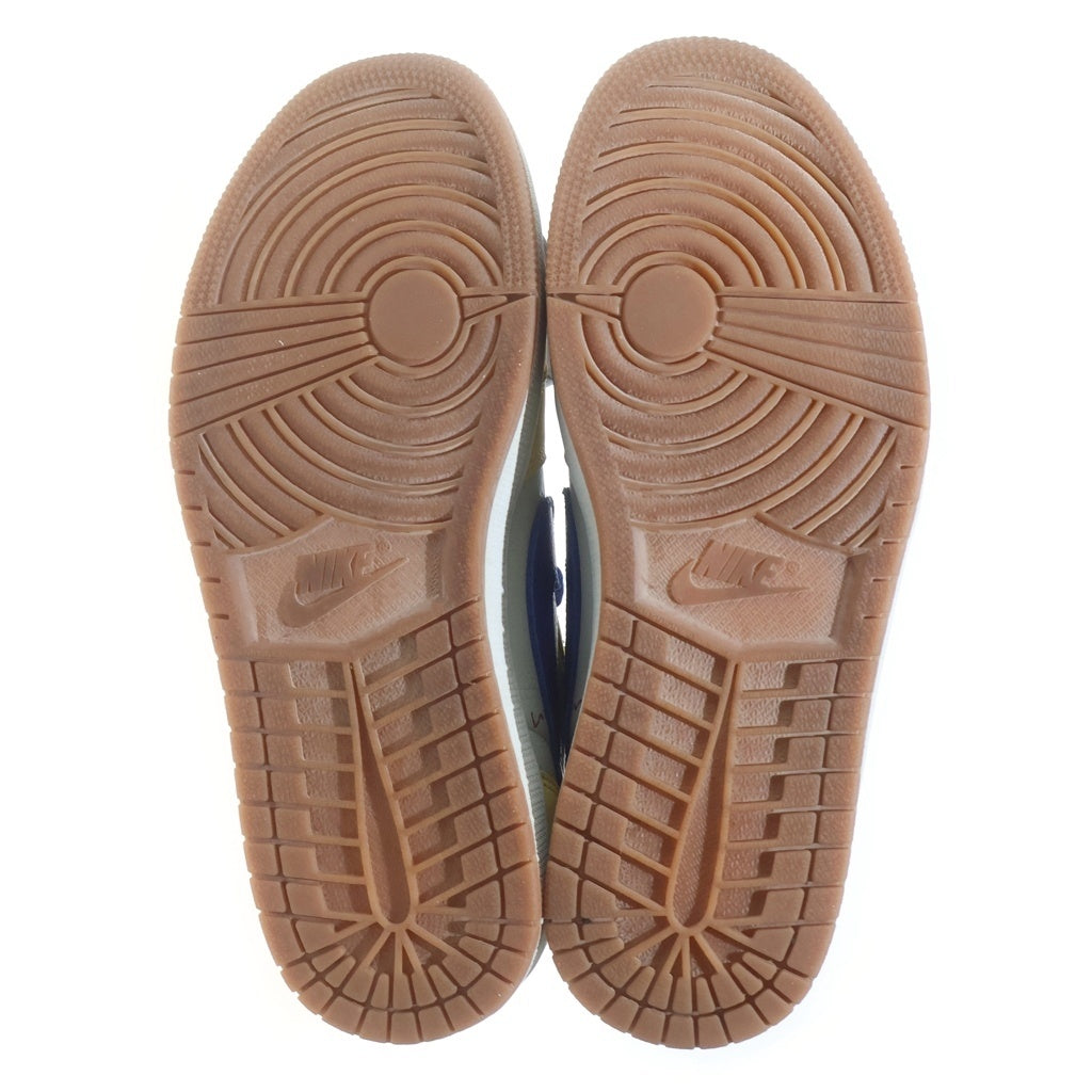 NIKE(ナイキ) ×TRAVIS SCOTT WMNS AIR JORDAN 1 RETRO LOW OG Canary トラヴィススコット ウィメンズ エアジョーダン1 ローカットスニーカー US10/27cm DZ4137-700 レディース