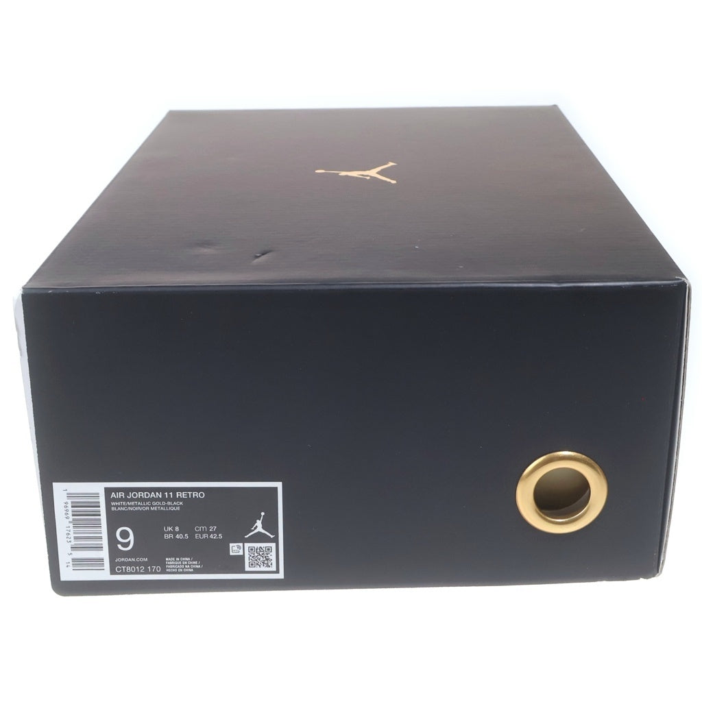 NIKE(ナイキ) AIR JORDAN 11 RETRO Gratitude CT8012-170 エアジョーダン11 レトロ グラティテュード ミッドカットスニーカー ホワイト/ブラック US9/27cm
