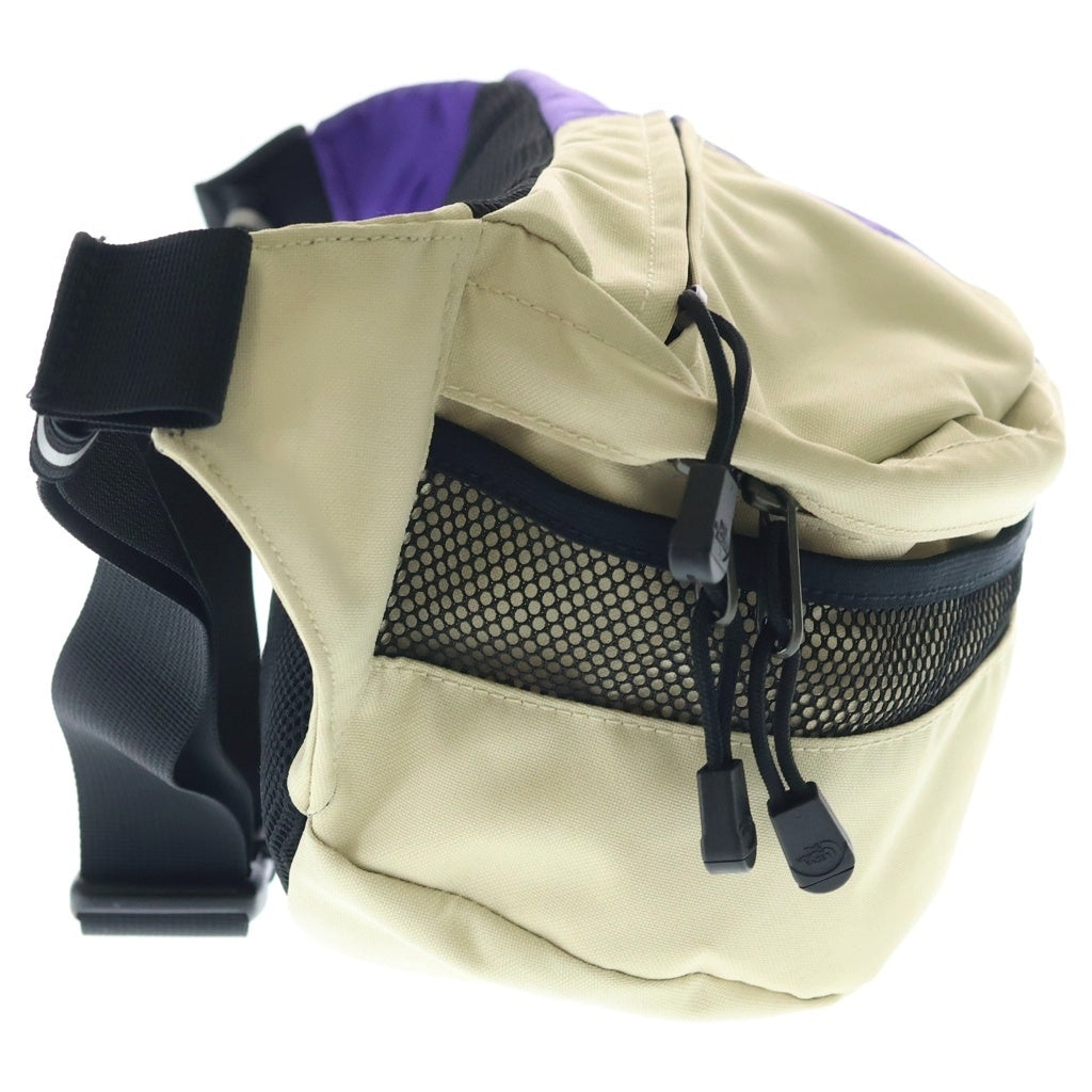 SUPREME(シュプリーム) 24SS ×THE NORTH FACE Split Waist Bag NM72400I ザ ノースフェイス スプリット ナイロン ウエストバッグ ベージュ/パープル