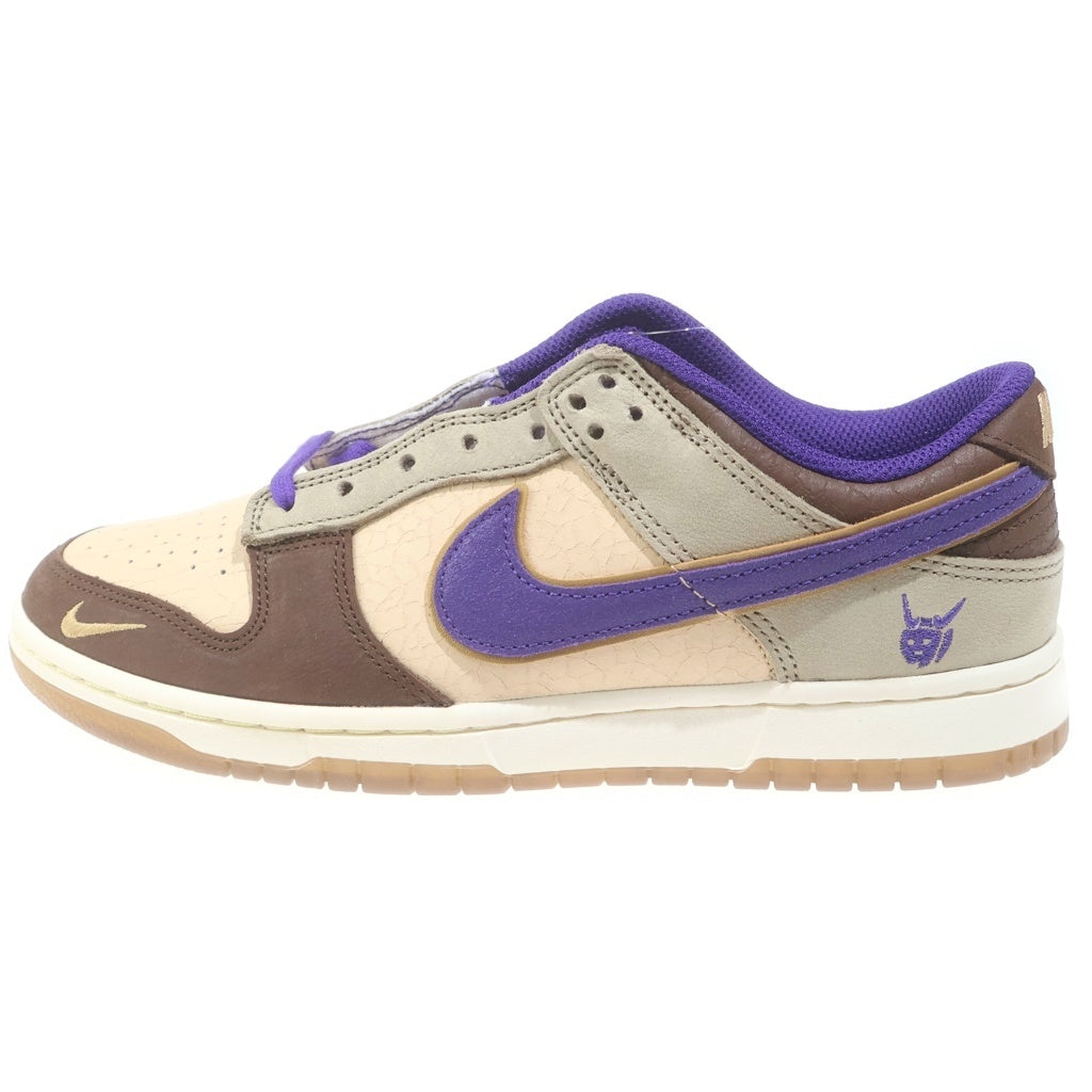 NIKE(ナイキ) DUNK LOW PRM SETUBUN DQ5009-268 ダンク プレミアム 節分 ローカットスニーカー ブラウン/パープル US9/ 26.5cm