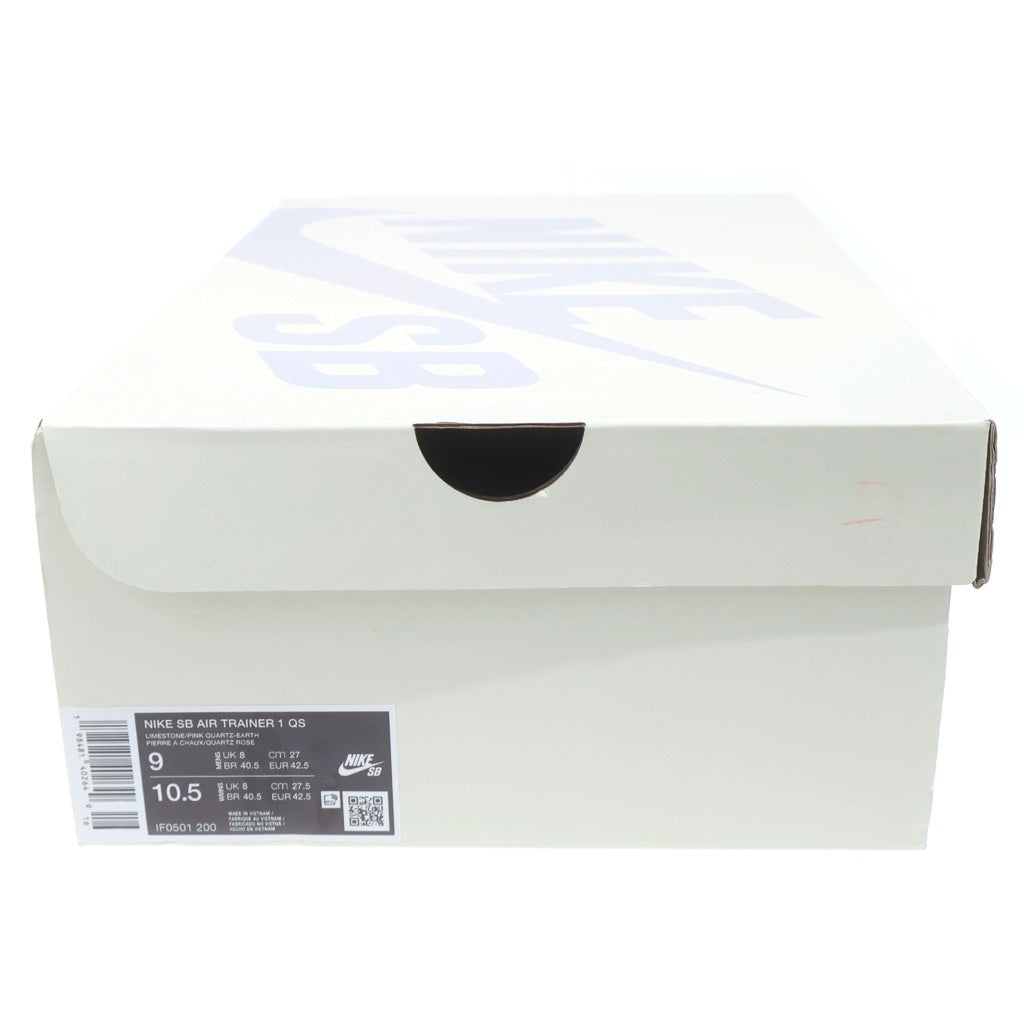 NIKE SB(ナイキエスビー) ARTS-REC SKATESHOP AIR TRAINER 1 QS IF0501-200 アーツ レック エアトレイナー ハイカットスニーカー ブラウン US9/27cm
