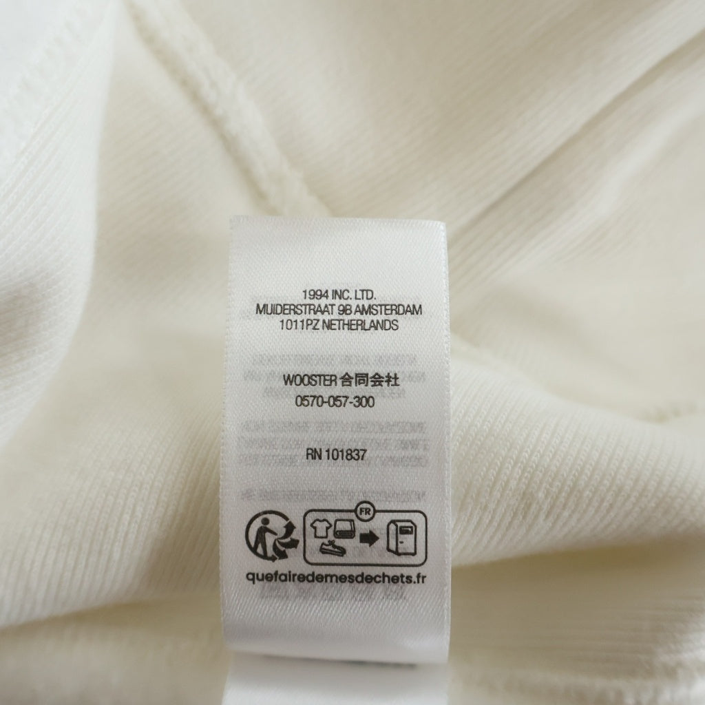 SUPREME(シュプリーム) 25SS Washed Box Logo Crewneck ウォッシュド ボックスロゴプリント クルーネック プルオーバースウェットトレーナー ホワイト