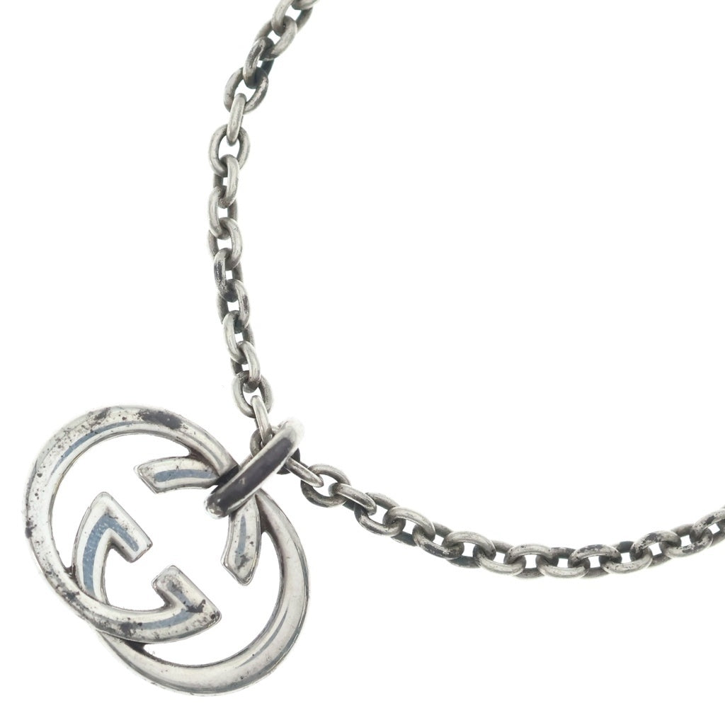GUCCI(グッチ) インターロッキングG ペンダントトップ ネックレス シルバー