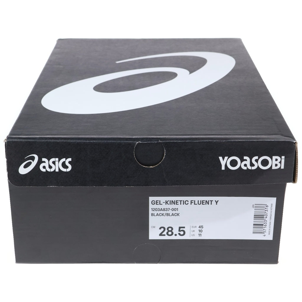 ASICS(アシックス) ×YOASOBI GEL-KINETIC FLUENT Y 1203A837-001 ヨアソビ キネティック フルエント ローカットスニーカーブラック US10.5/28.5cm