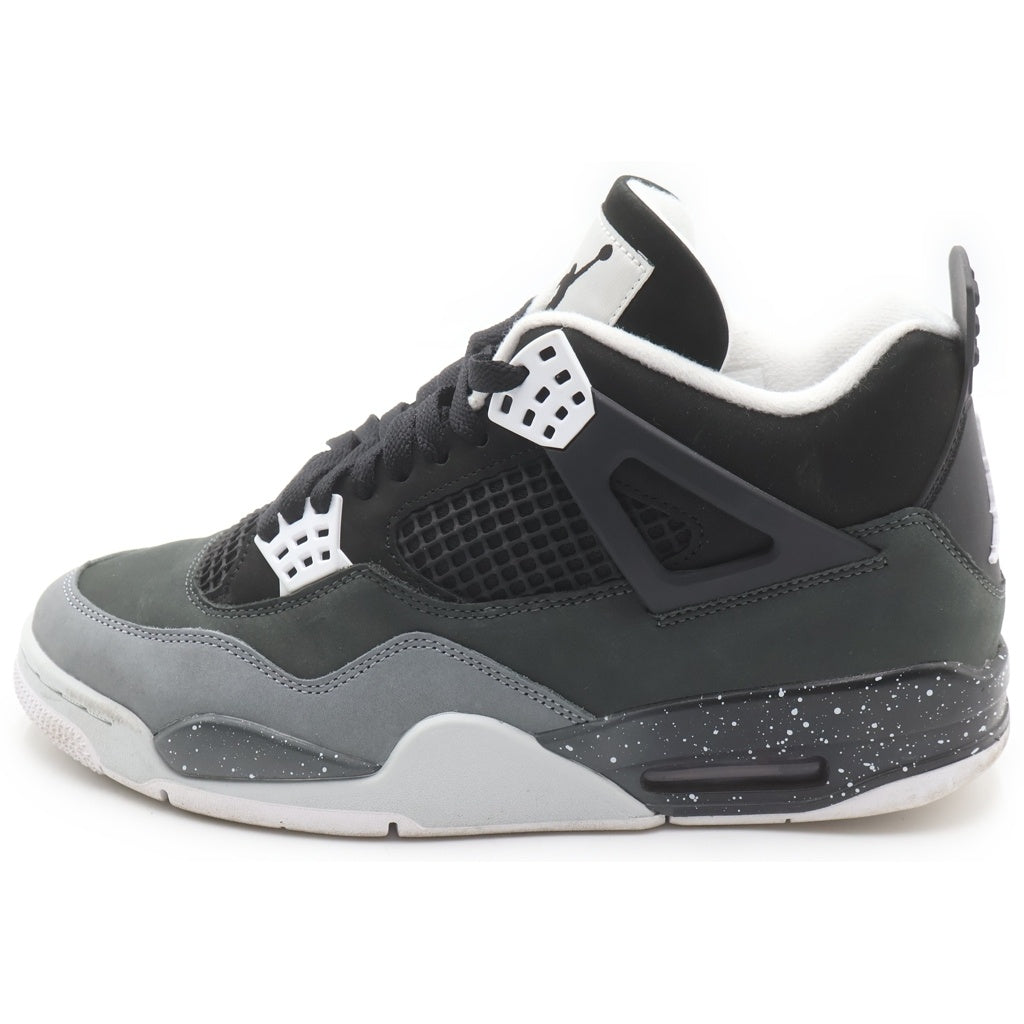 NIKE(ナイキ) AIR JORDAN 4 RETRO Fear FQ8138-002 エアジョーダン 4 レトロ フィアー ミッドカットスニーカー ブラック/グレー US10/28cm