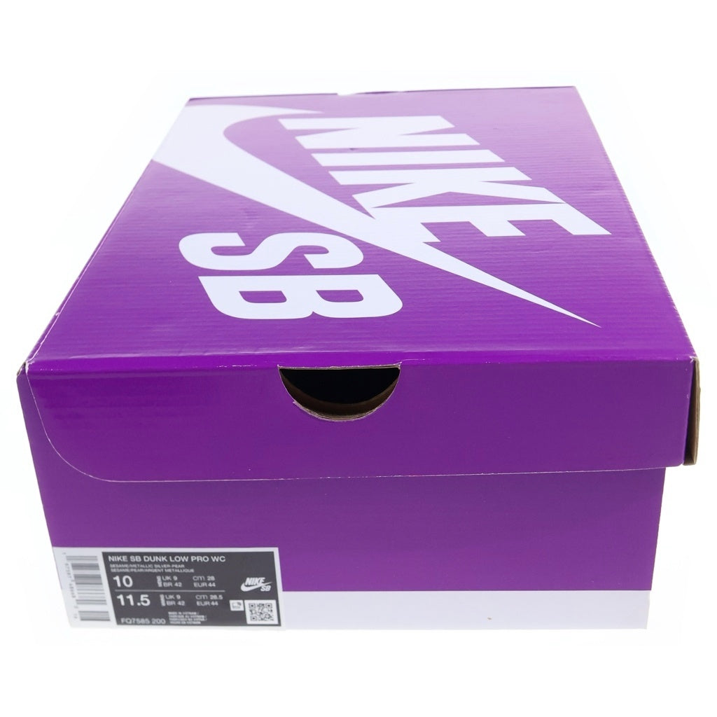 NIKE SB(ナイキエスビー) DUNK LOW PRO ESCARGOT FQ7585-200 ダンク プロ エスカルゴ ローカットスニーカー グリーン/ベージュ US10/28cm
