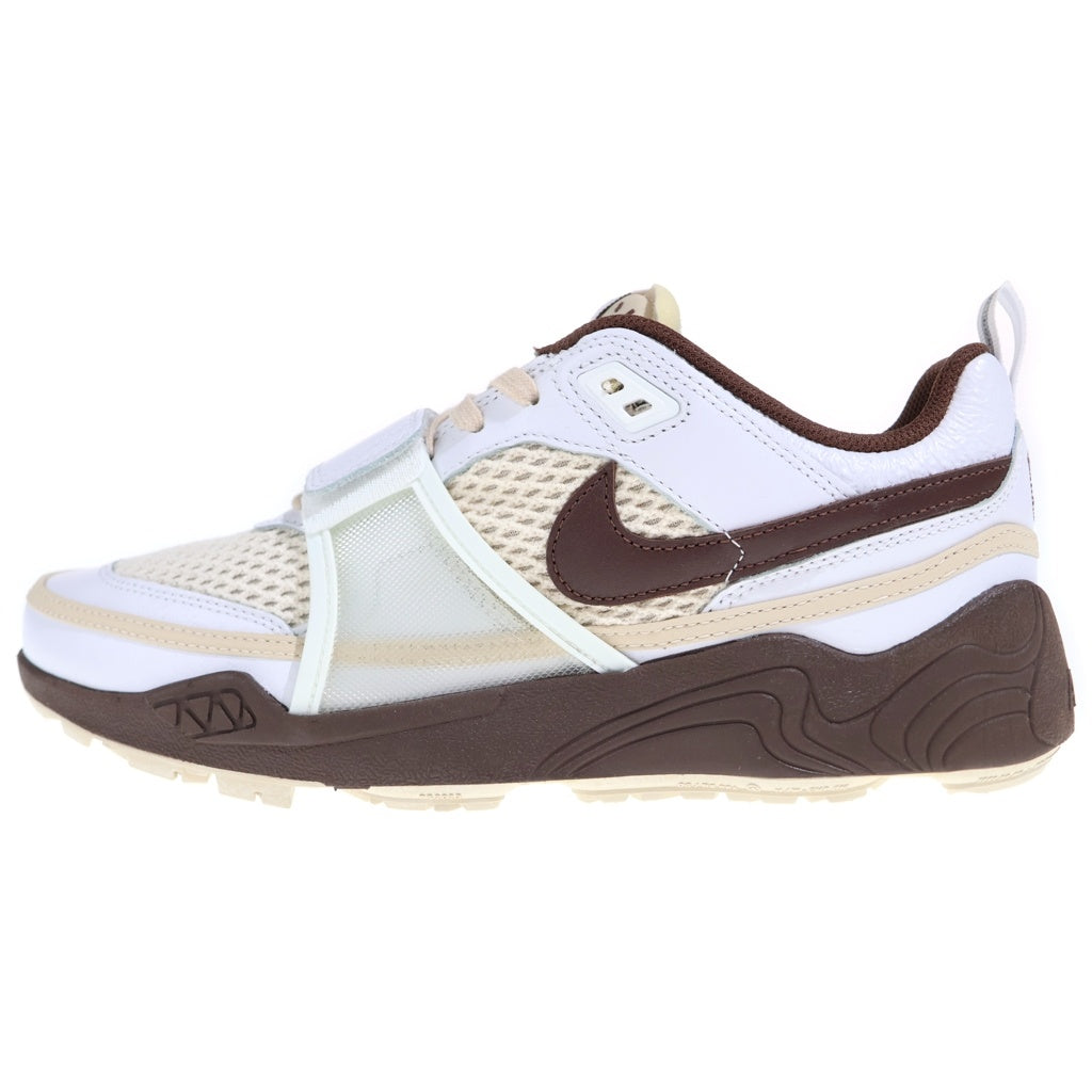 NIKE(ナイキ) ×TRAVIS SCOTT ZOOM FIELD JAXXHQ3073-100 トラヴィススコット ズーム フィールド ジャックス ローカットスニーカー ブラウン/ホワイト US29/11cm