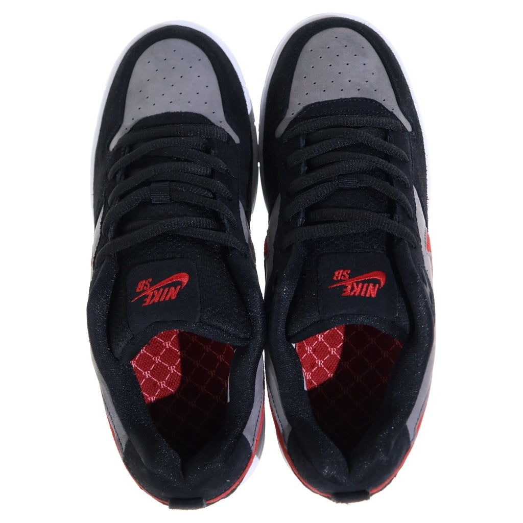 NIKE SB(ナイキエスビー) ×PAUL RODRIGUEZ ZOOM AIR LOW IM7147-001 ポール ロドリゲス ズーム エアーローカットスニーカー ブラック/グレー US10.5/28.5cm