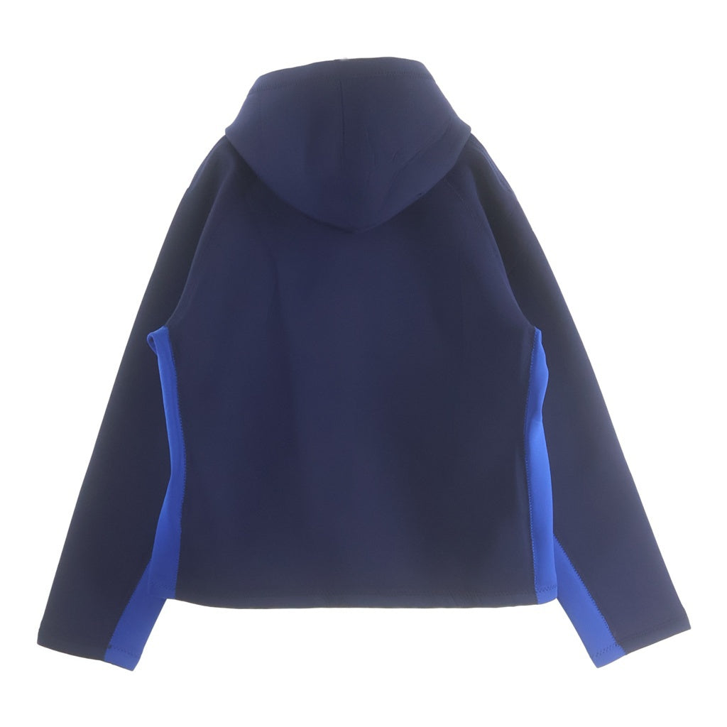 STUSSY(ステューシー) ×Wales Bonner NEOPRENE HOODIE ウェールズボナー ネオプレン フーディー スウェット プルオーバー パーカー ブルー 315517