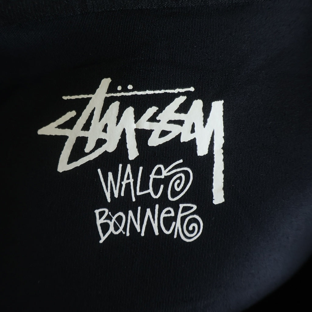 STUSSY(ステューシー) ×Wales Bonner NEOPRENE HOODIE ウェールズボナー ネオプレン フーディー スウェット プルオーバー パーカー ブルー 315517