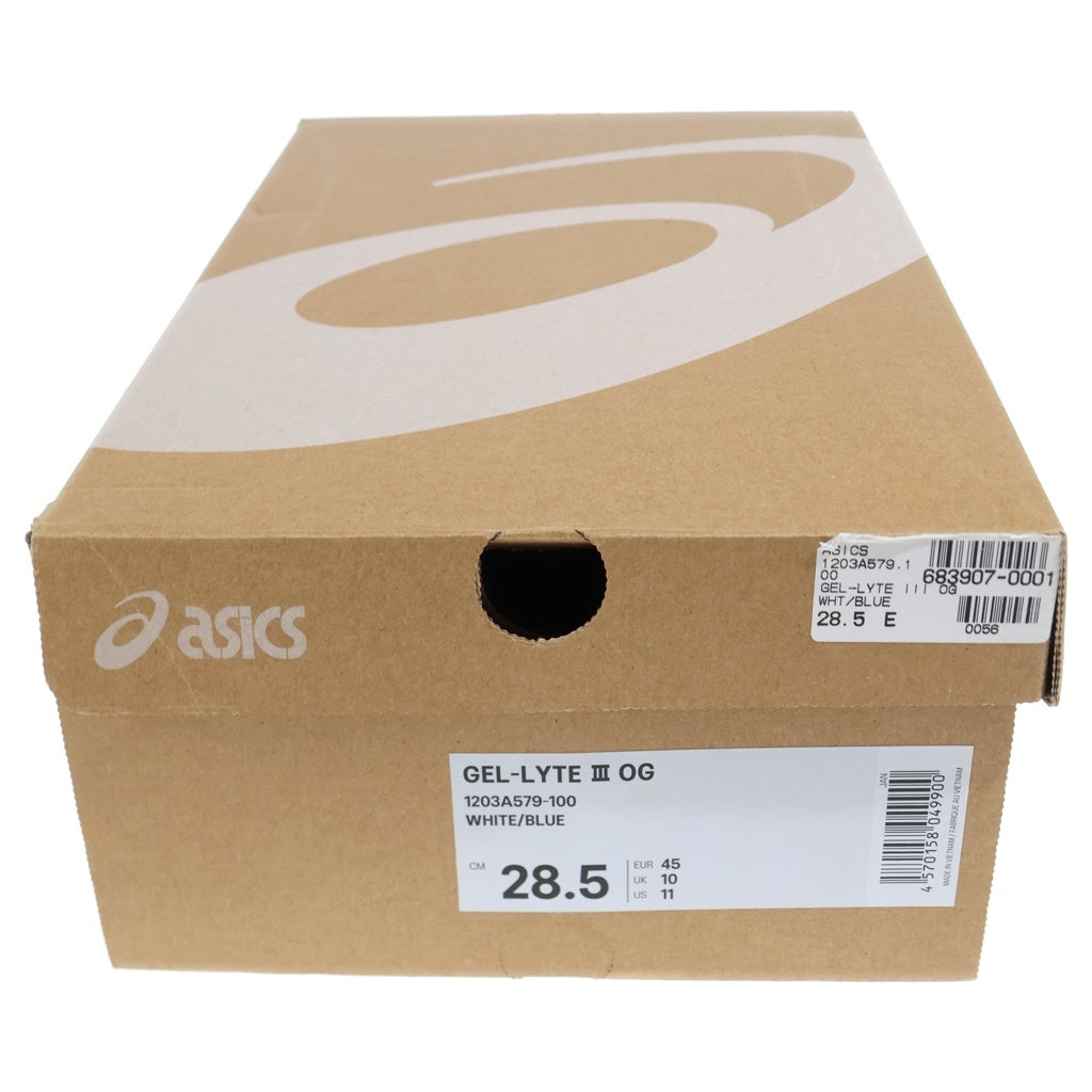 ASICS(アシックス) GEL-LYTE III OG TRICO 1203A579-100 ゲルライト 3 トリコ ローカットスニーカー グレー/ブルー US10.5/28.5cm