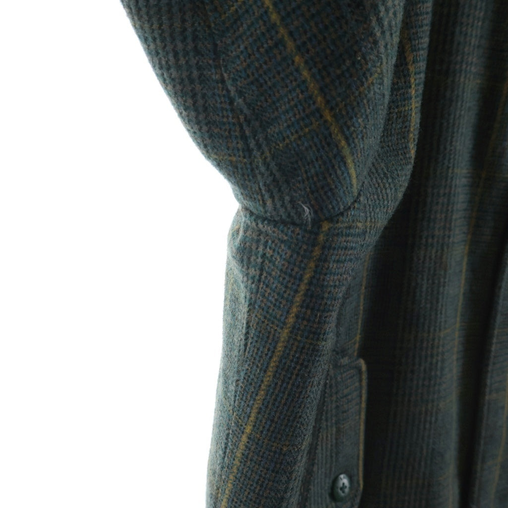 SUPREME(シュプリーム) 19AW ×LACOSTE Wool BomberJacket ラコステ チェック総柄 ジップアップ ウール ボンバージャケット グリーン