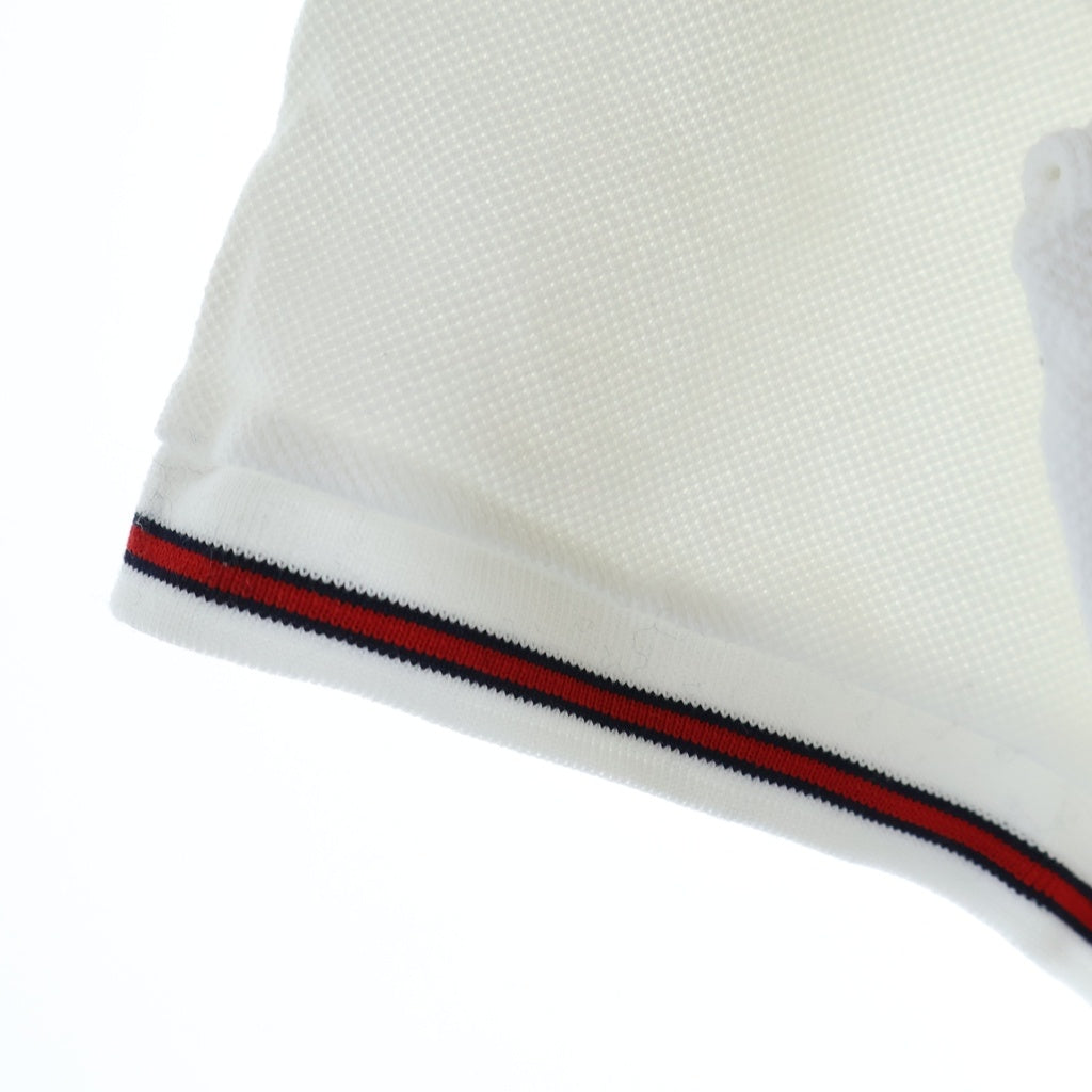 GUCCI(グッチ) Collar Logo S/S Polo カラーロゴ 半袖ポロシャツ ホワイト/レッド 784422 XJGJW