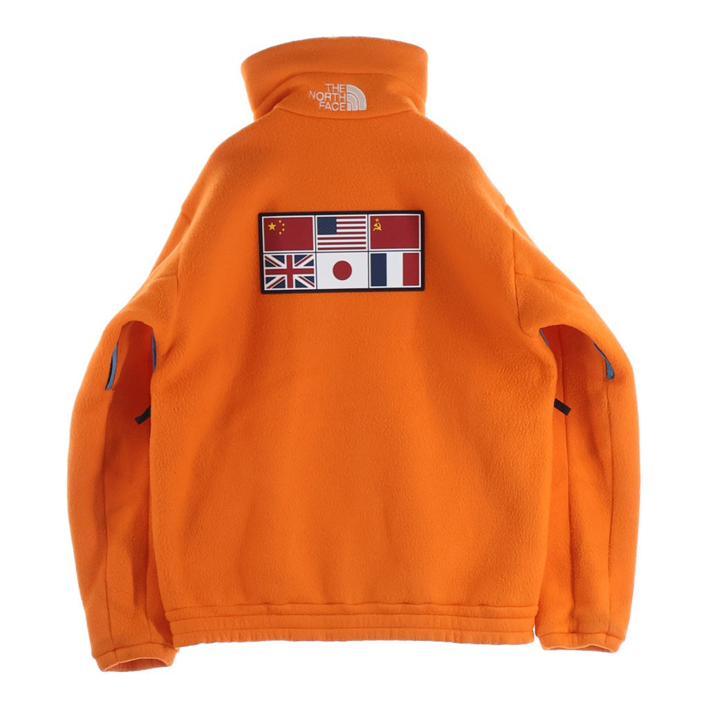 THE NORTH FACE(ザノースフェイス) TRANS ANTARCTICA FLEECE JACKET ラバーパッチデザイン フリース ジャケット オレンジ NA72235