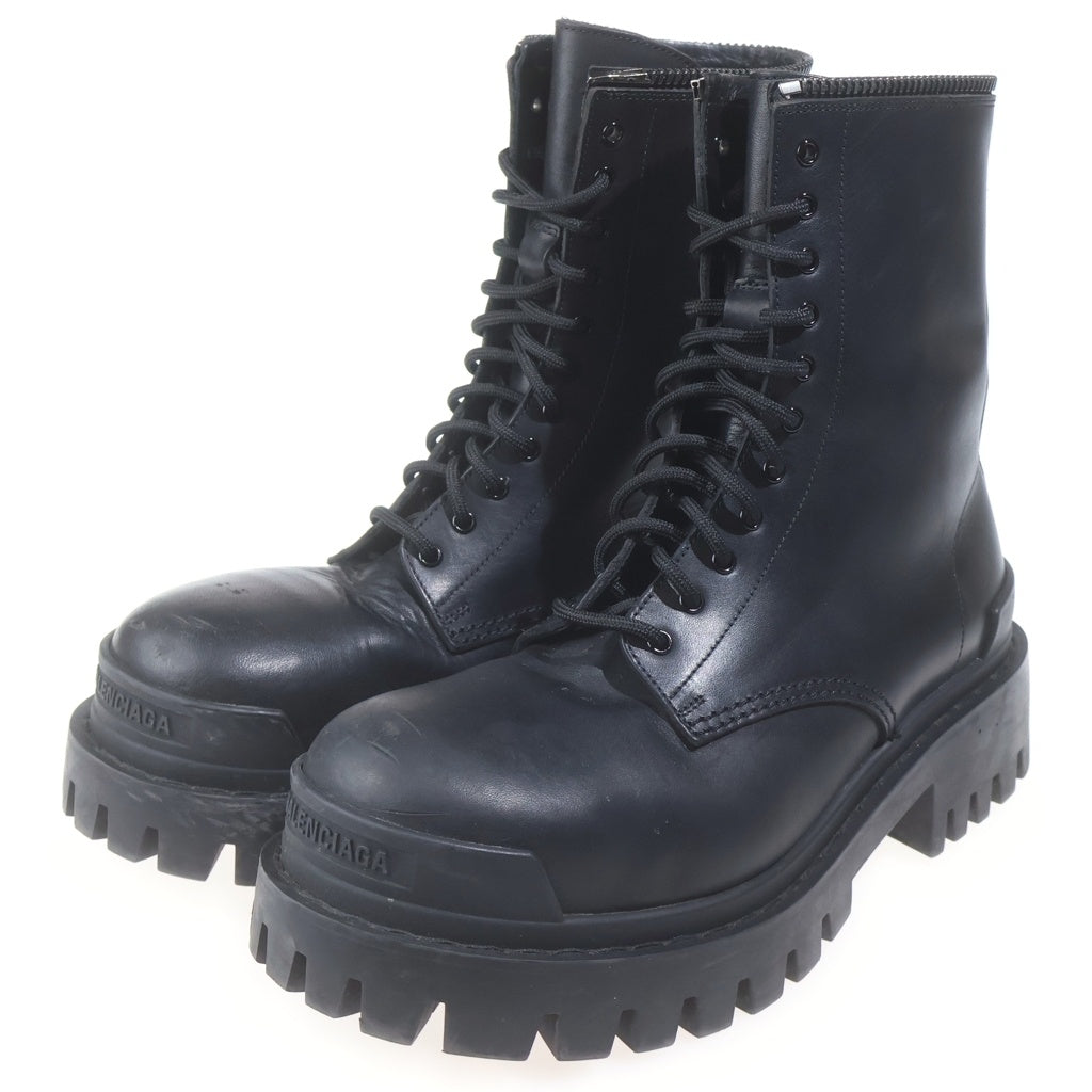 BALENCIAGA(バレンシアガ) Lace Up Combat Boot レースアップコンバットブーツ ブラック レディース 38 1/2 664709