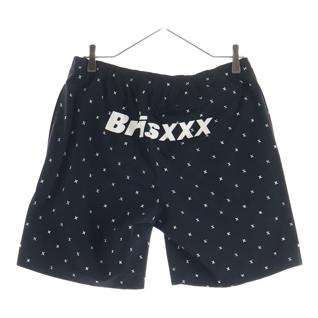 F.C.R.B.(エフシーアールビー) 21SS ×GOD SELECTION XXX GAME SHORTS ゴッドセレクション ゲーム ロゴ 総柄 ショートパンツ ハーフパンツ ショーツ ブラック FCRB-210119