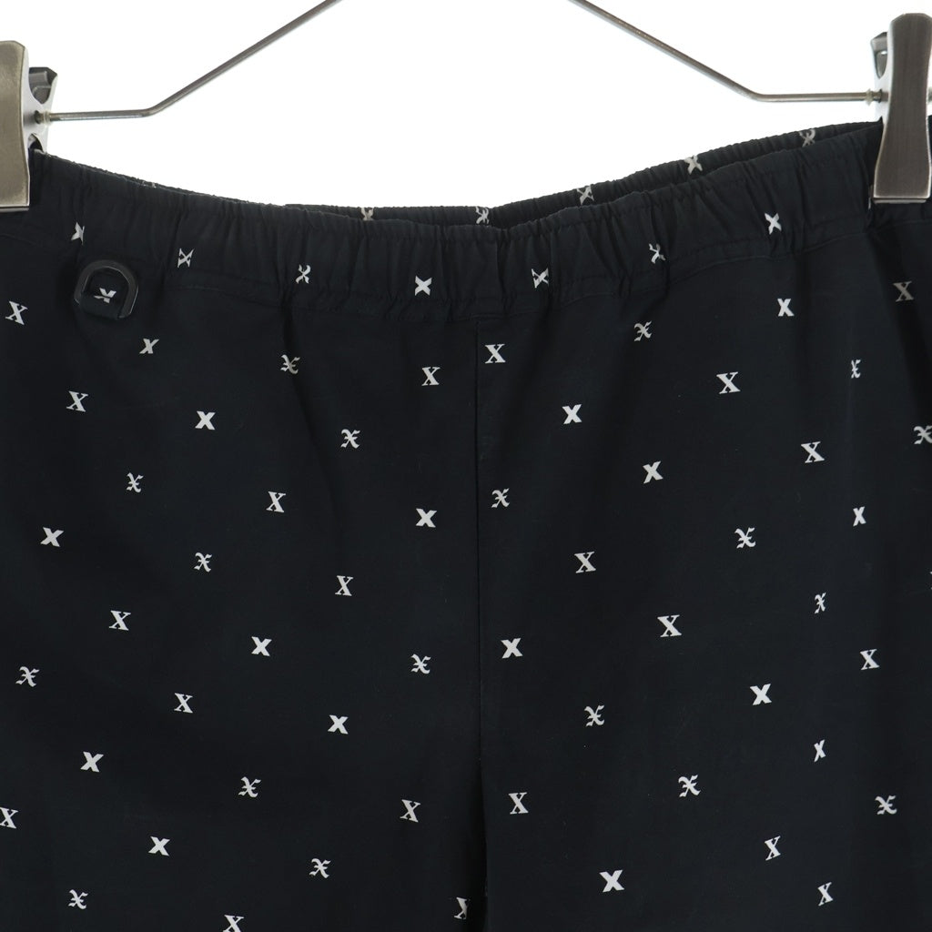 F.C.R.B.(エフシーアールビー) 21SS ×GOD SELECTION XXX GAME SHORTS ゴッドセレクション ゲーム ロゴ 総柄 ショートパンツ ハーフパンツ ショーツ ブラック FCRB-210119