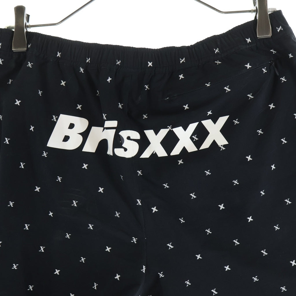 F.C.R.B.(エフシーアールビー) 21SS ×GOD SELECTION XXX GAME SHORTS ゴッドセレクション ゲーム ロゴ 総柄 ショートパンツ ハーフパンツ ショーツ ブラック FCRB-210119
