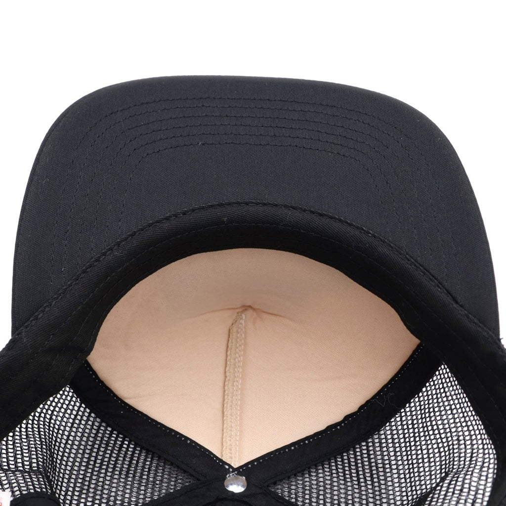 SUPREME(シュプリーム) 22SS ×ANTIHERO Mesh Back 5-Panel アンタイヒーロー ロゴデザイン 5パネル メッシュ ベースボール キャップ ブラック
