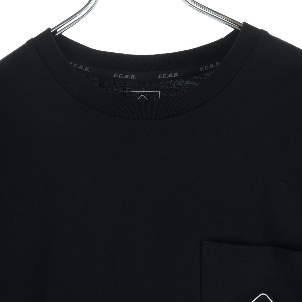 F.C.R.B.(エフシーアールビー) 22SS ×Disney DISPEN EMBLEM POCKET TEE ディズニー エンブレムポケット 半袖Tシャツ カットソー ブラック FCRB-220142