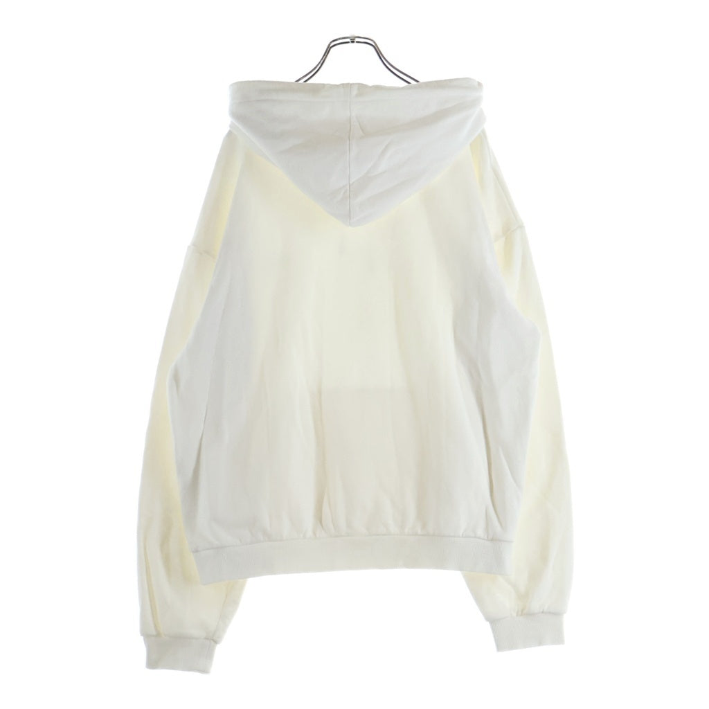 CELINE(セリーヌ) 23SS フロントロゴデザイン フーデッド プルオーバー パーカー ホワイト 2Y958670Q