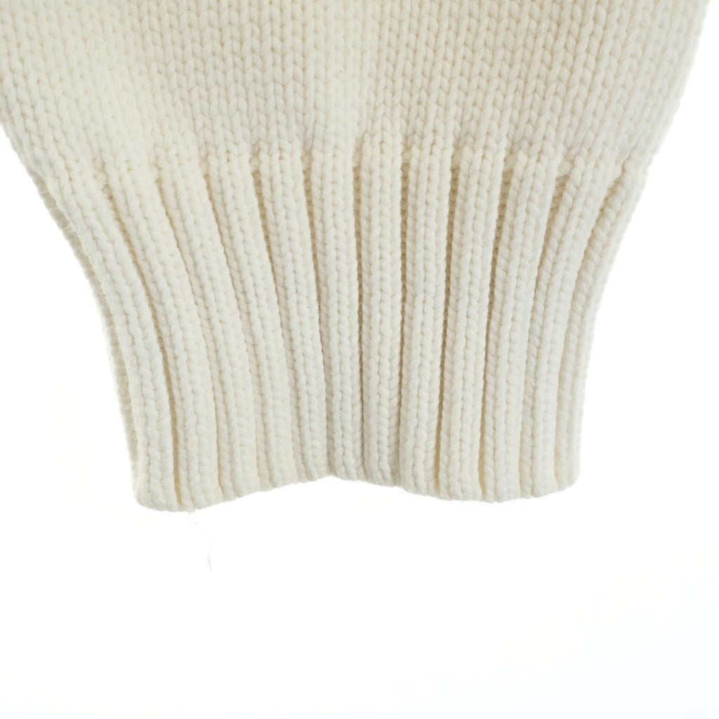 Maison Margiela(メゾンマルジェラ) 20SS White Label Sweater ホワイトラベル クルーネック コットン ニットセーター ホワイト S50GP0212 S16967