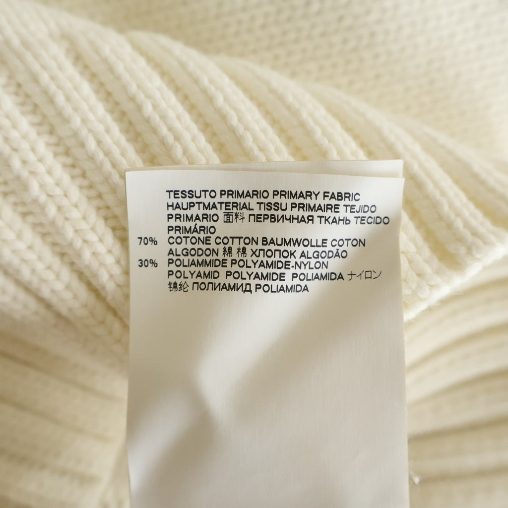 Maison Margiela(メゾンマルジェラ) 20SS White Label Sweater ホワイトラベル クルーネック コットン ニットセーター ホワイト S50GP0212 S16967