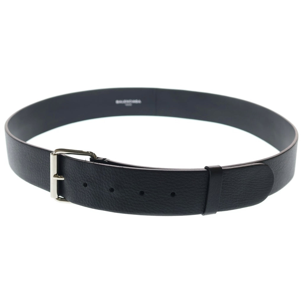 BALENCIAGA(バレンシアガ) ロゴ レザー ベルト ブラック 505071