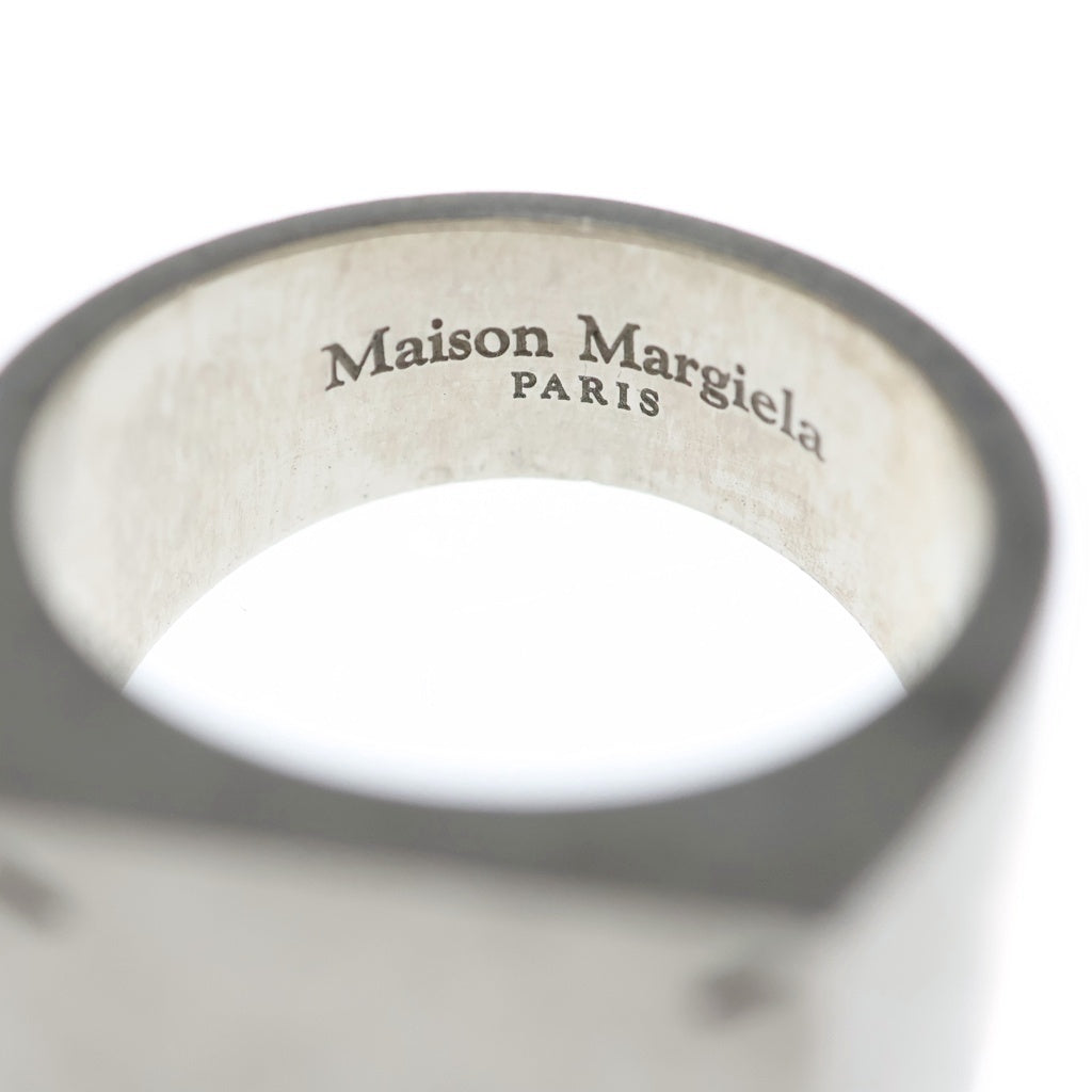 Maison Margiela(メゾンマルジェラ) 4ステッチ シグネットリング シルバー