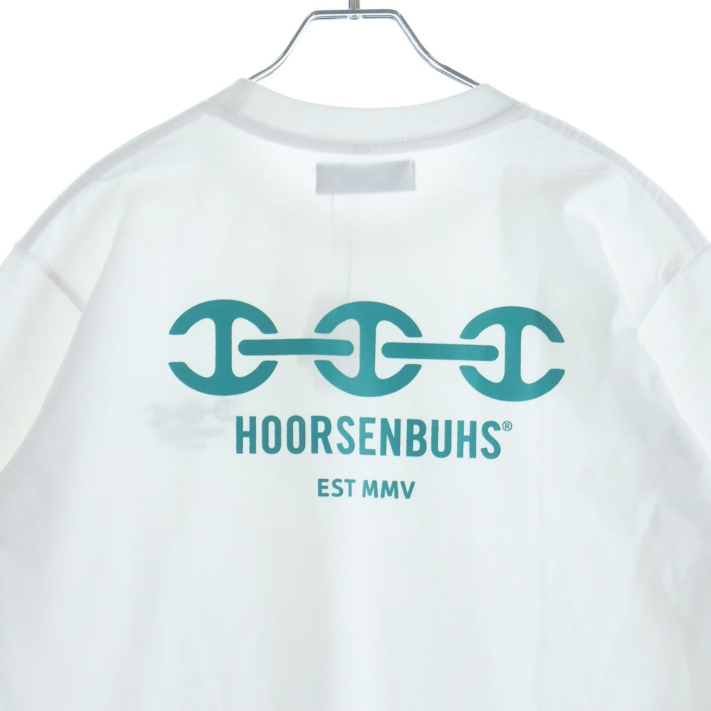 HOORSENBUHS(ホーセンブース) MAKERS MARK マーカーズマーク ロゴデザイン クルーネック 半袖Tシャツ カットソー ホワイト 9920900114