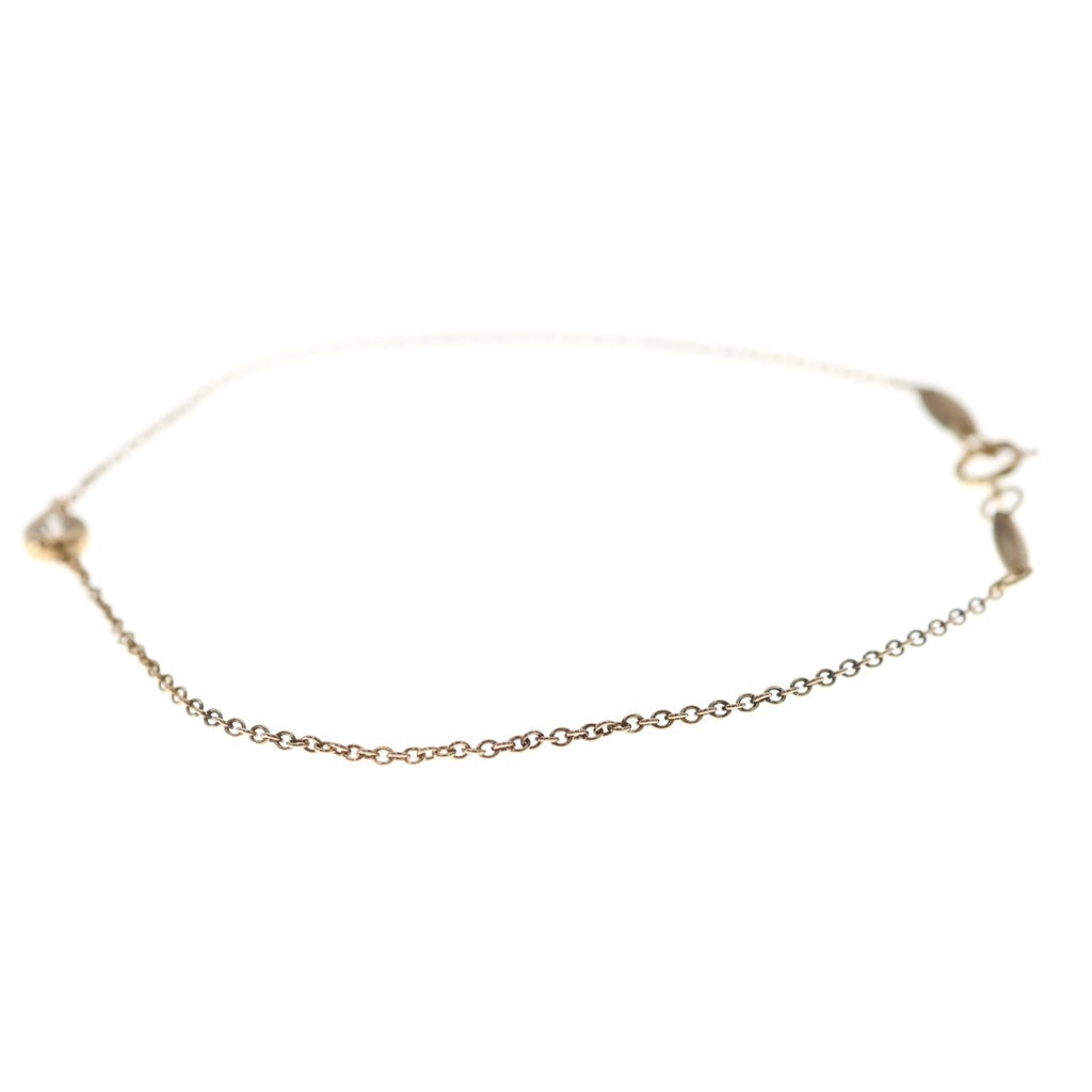 TIFFANY & Co.(ティファニー) K18PG バイザヤード 1Pダイヤ ブレスレット ピンクゴールド レディース