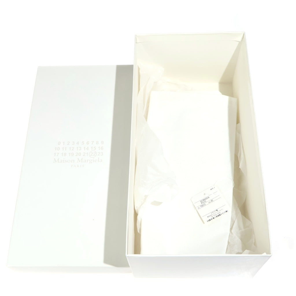 Maison Margiela(メゾンマルジェラ) カレンダーロゴ ラバー スライドサンダル ブラック