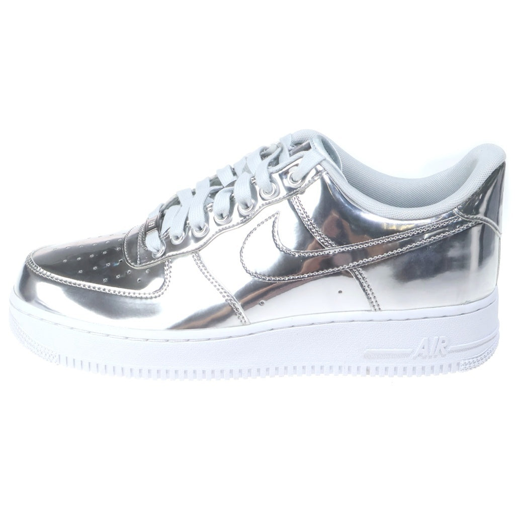 NIKE(ナイキ) AIR FORCE 1 LOW METALLIC CHROME エアフォース1 メタリック ローカットスニーカー レディース シルバー US11/28cm CQ6566-001