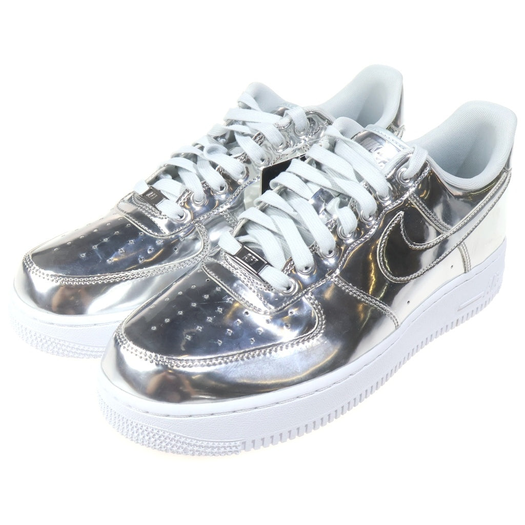 NIKE(ナイキ) AIR FORCE 1 LOW METALLIC CHROME エアフォース1 メタリック ローカットスニーカー レディース シルバー US11/28cm CQ6566-001