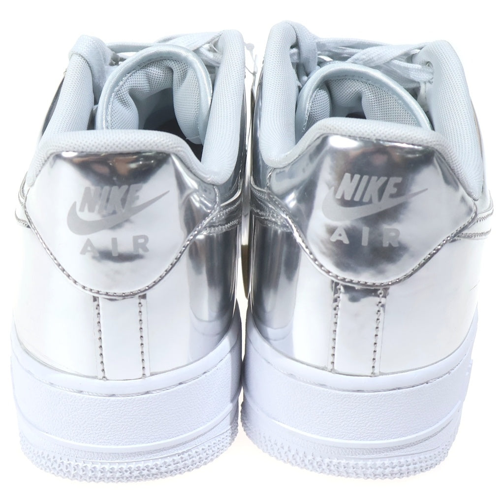 NIKE(ナイキ) AIR FORCE 1 LOW METALLIC CHROME エアフォース1 メタリック ローカットスニーカー レディース シルバー US11/28cm CQ6566-001