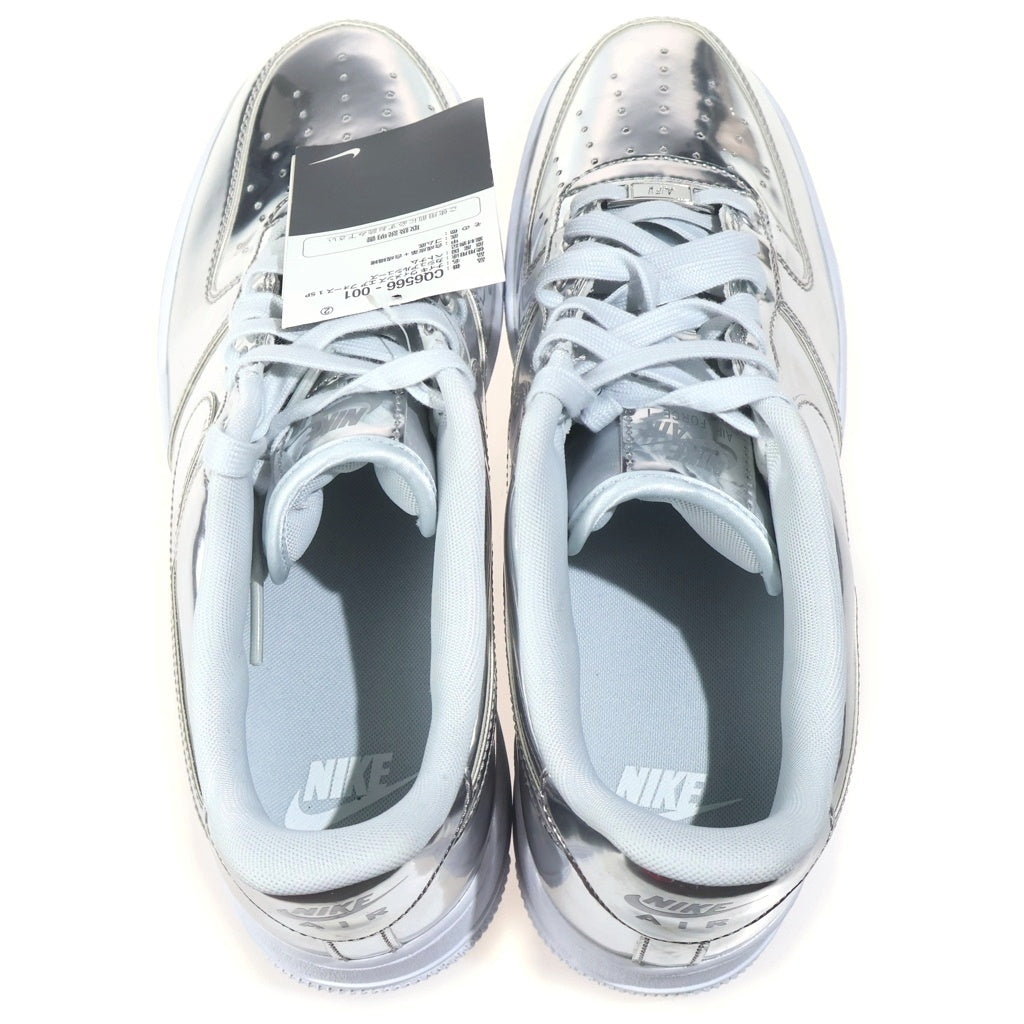 NIKE(ナイキ) AIR FORCE 1 LOW METALLIC CHROME エアフォース1 メタリック ローカットスニーカー レディース シルバー US11/28cm CQ6566-001