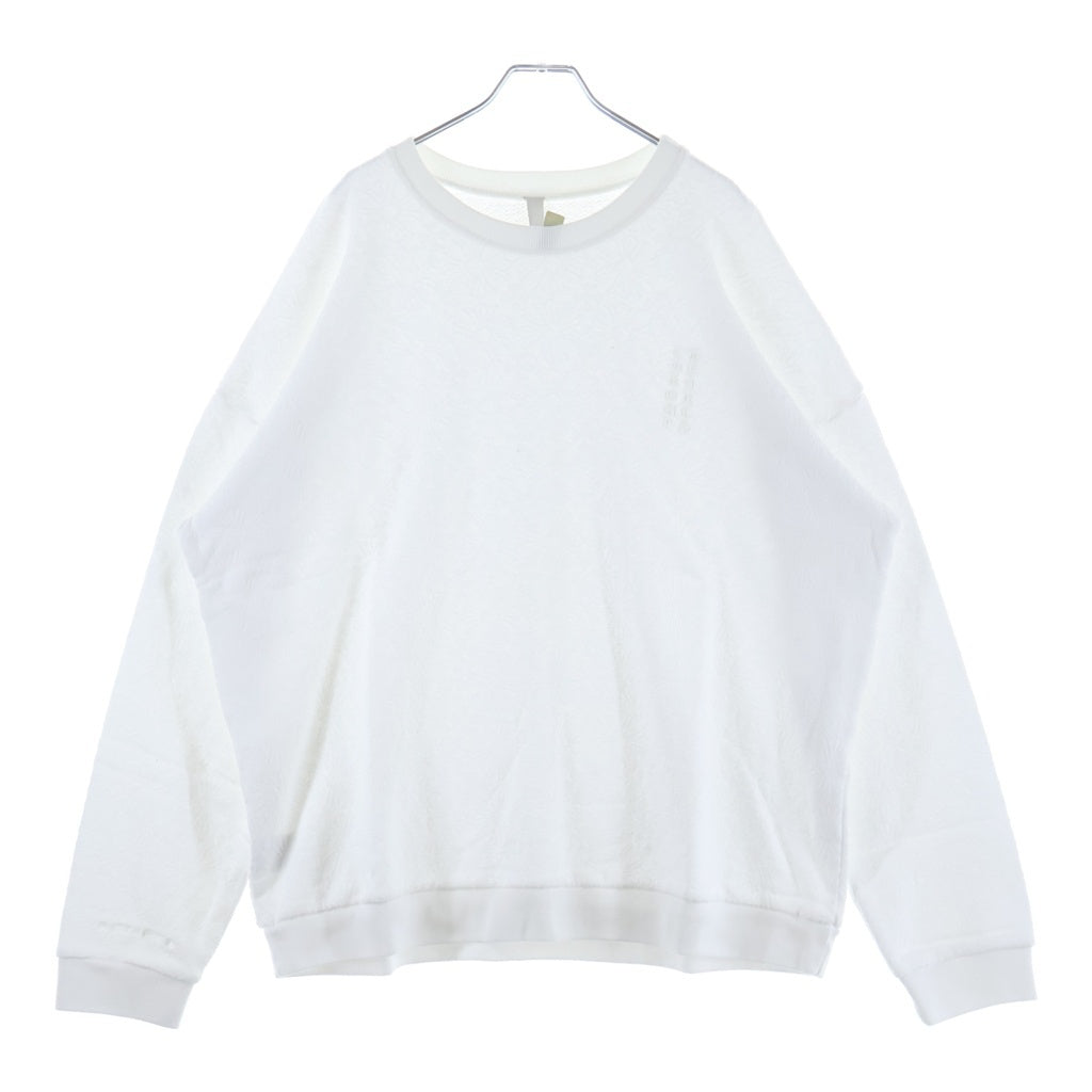 CHROME HEARTS(クロムハーツ) Y NOT ワイノット 総柄 CHプラス ジャガード スウェットトレーナー ホワイト