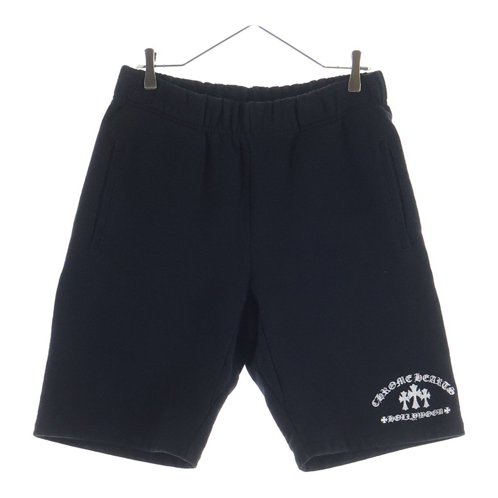 CHROME HEARTS(クロムハーツ) Y NOT Cemetery Cross King Taco Sweat Shorts ワイノット セメタリークロス キングタコ スウェットショーツ ショートパンツ ハーフパンツ ブラック
