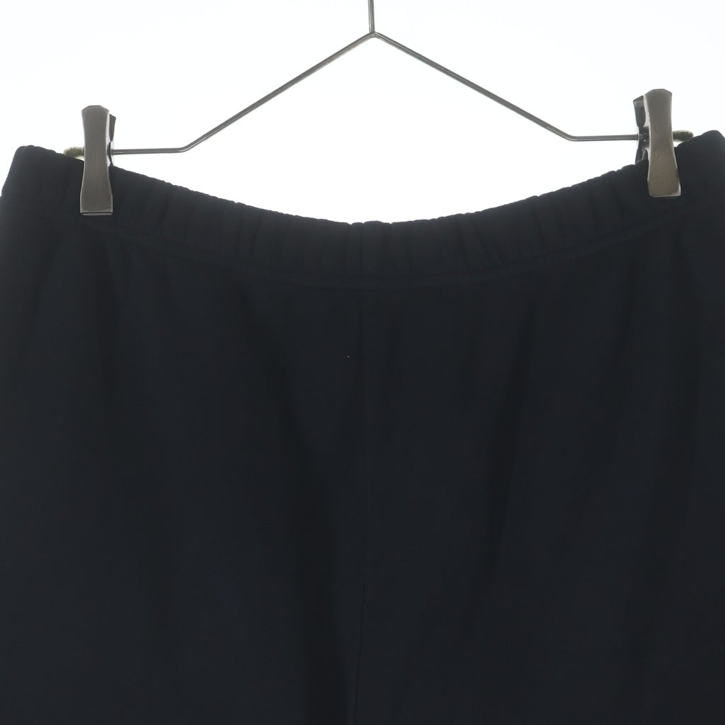 CHROME HEARTS(クロムハーツ) Y NOT SWEAT HALF PANTS ワイノット パテント ハラコレザークロスパッチ スウェット ハーフパンツ ショートパンツ ショーツ ブラック